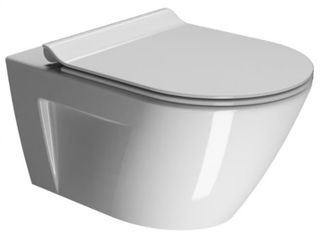 NORM 55F - Wall-hung ceramic toilet by GSI ceramica - view 2